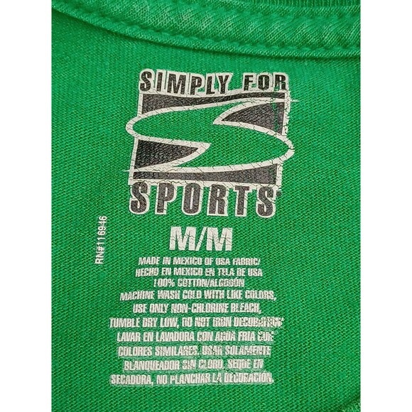 Simple for Sport Irish T Shirt Ireland T Shirt Mens Green Sz M Short Sleeve - Picture 7 of 7
